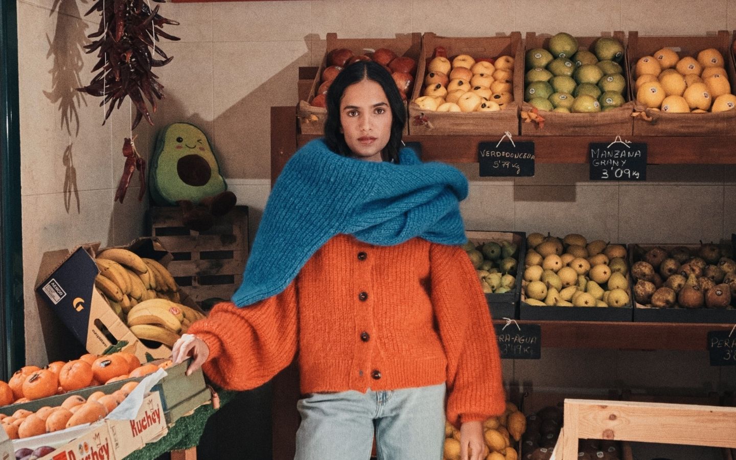 Burnt Orange Knitwear & Accessories