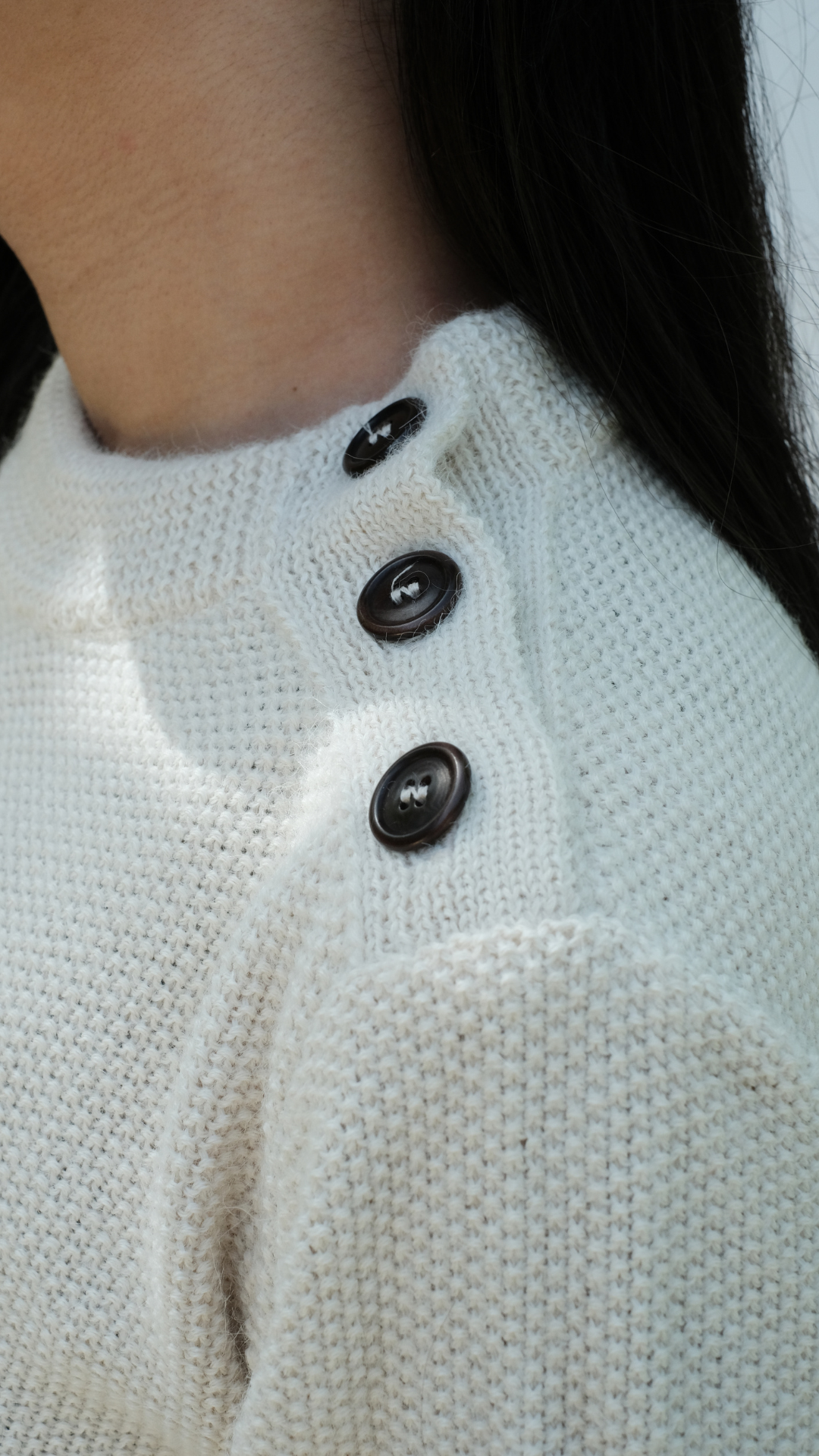 Item #76 - SUSANNE in Alpaca Wool - Off-White