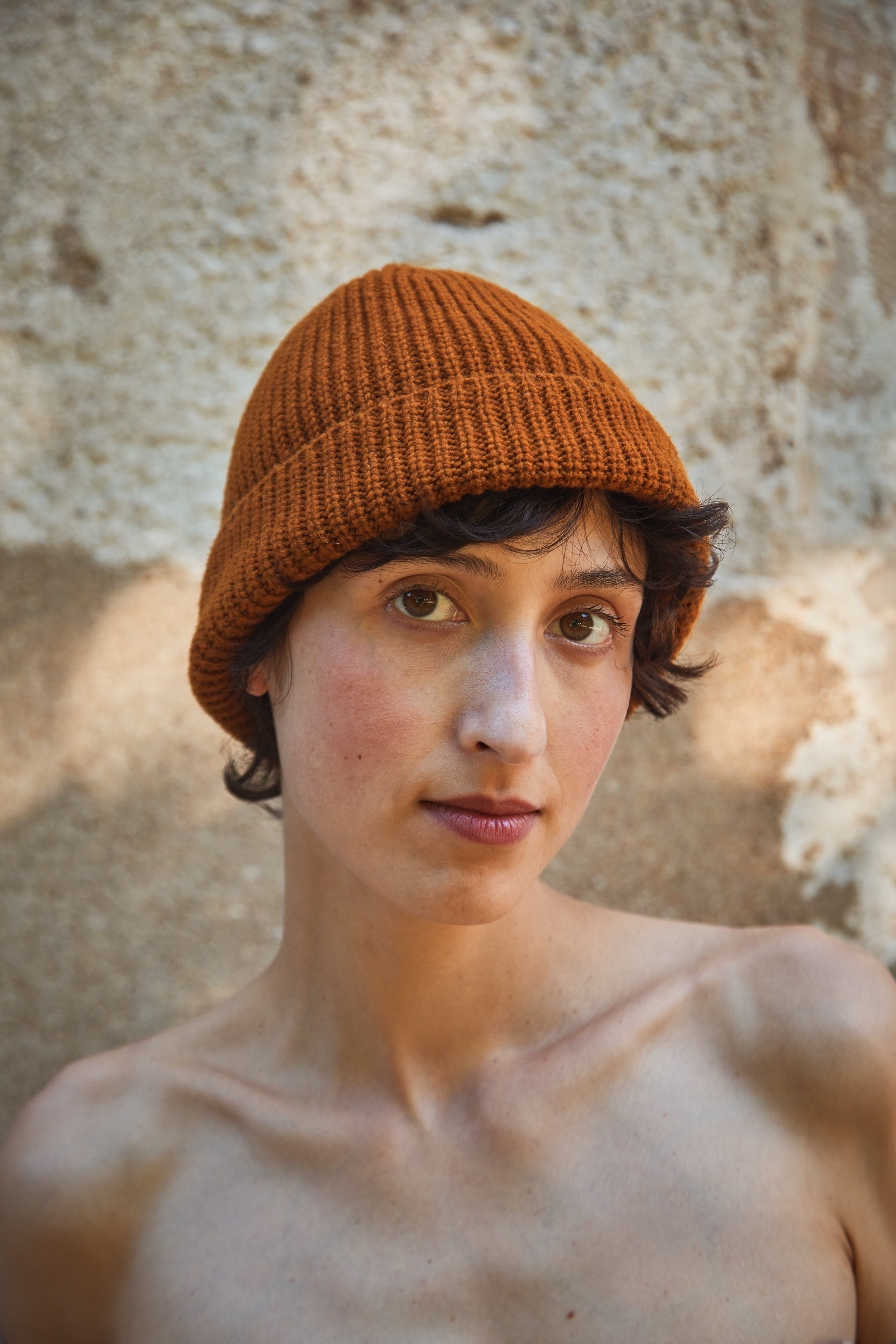 PAUL Beanie in Merino Wool - Amber (Delivered by Xmas)