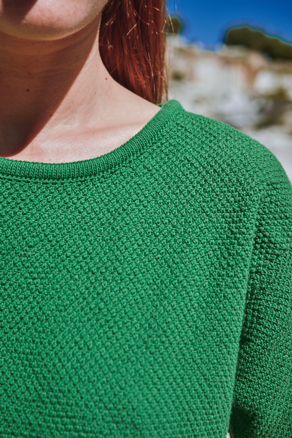 LÉA Short-Sleeve Tee by HomeRunBallerina x L'Envers - Parrot Green
