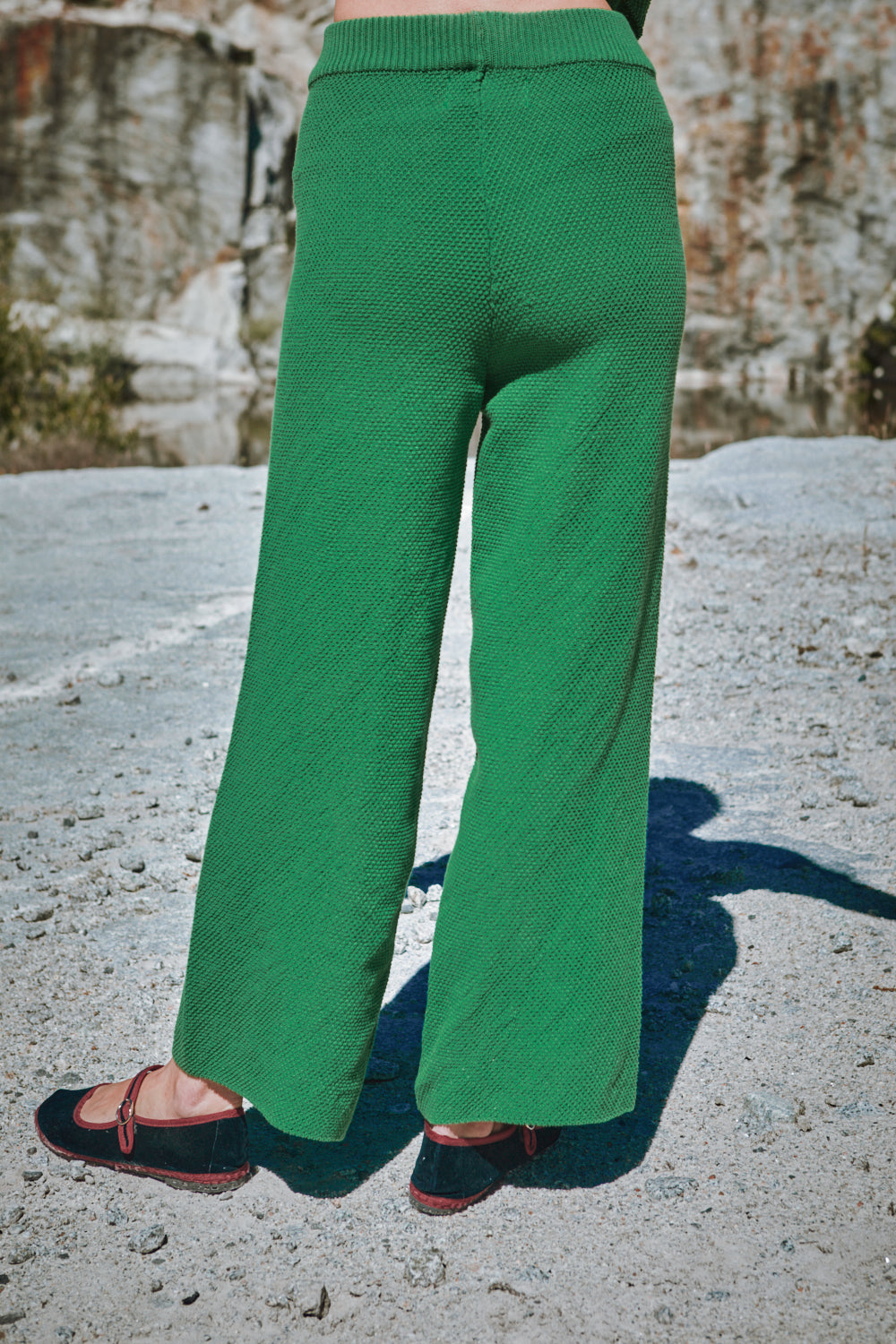 LOUISA Cropped Pants by HomeRunBallerina x L'Envers - Parrot Green