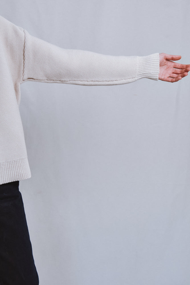 Item #482 - ESTELLE Teddy Jacket in Organic Cotton - Off-White