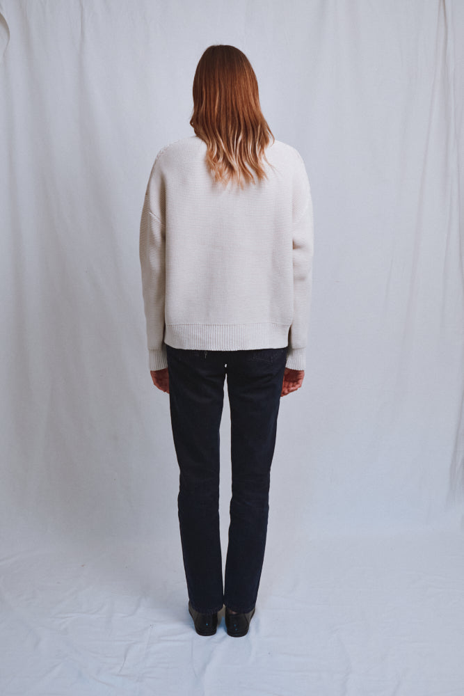 Item #483 - ESTELLE Teddy Jacket in Organic Cotton - Off-White