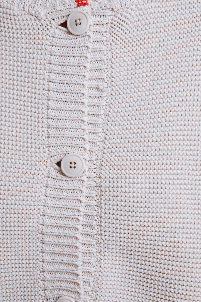 Item #483 - ESTELLE Teddy Jacket in Organic Cotton - Off-White