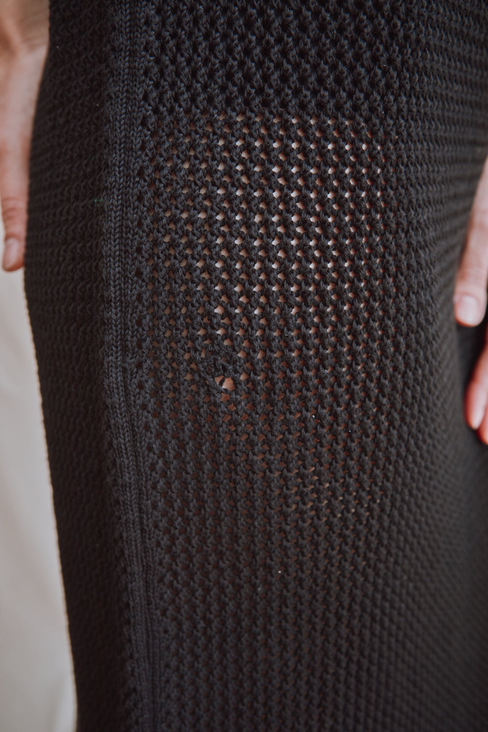 Item #422 - KATI Sleeveless Maxi Dress in Organic Cotton – Black