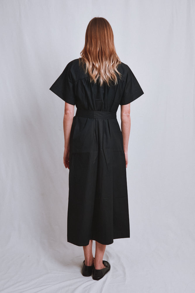 Item #745 - ALEXINE Cotton Dress - Black