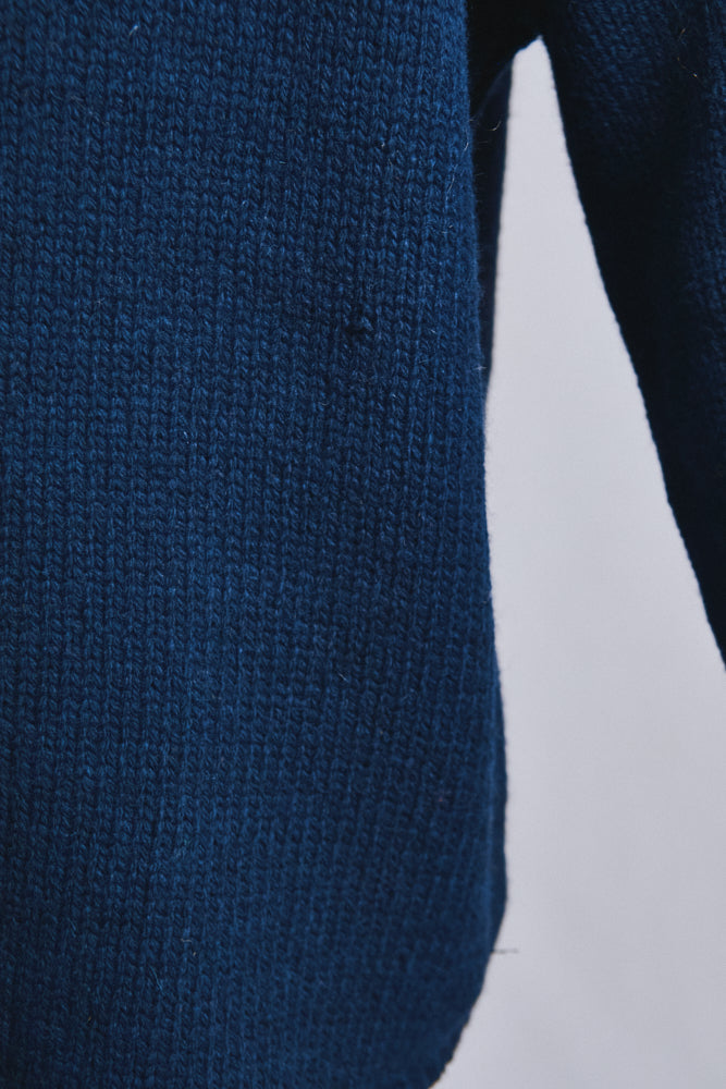 Item #630 - WILLIAM Knit Jacket in Merino Wool - Navy