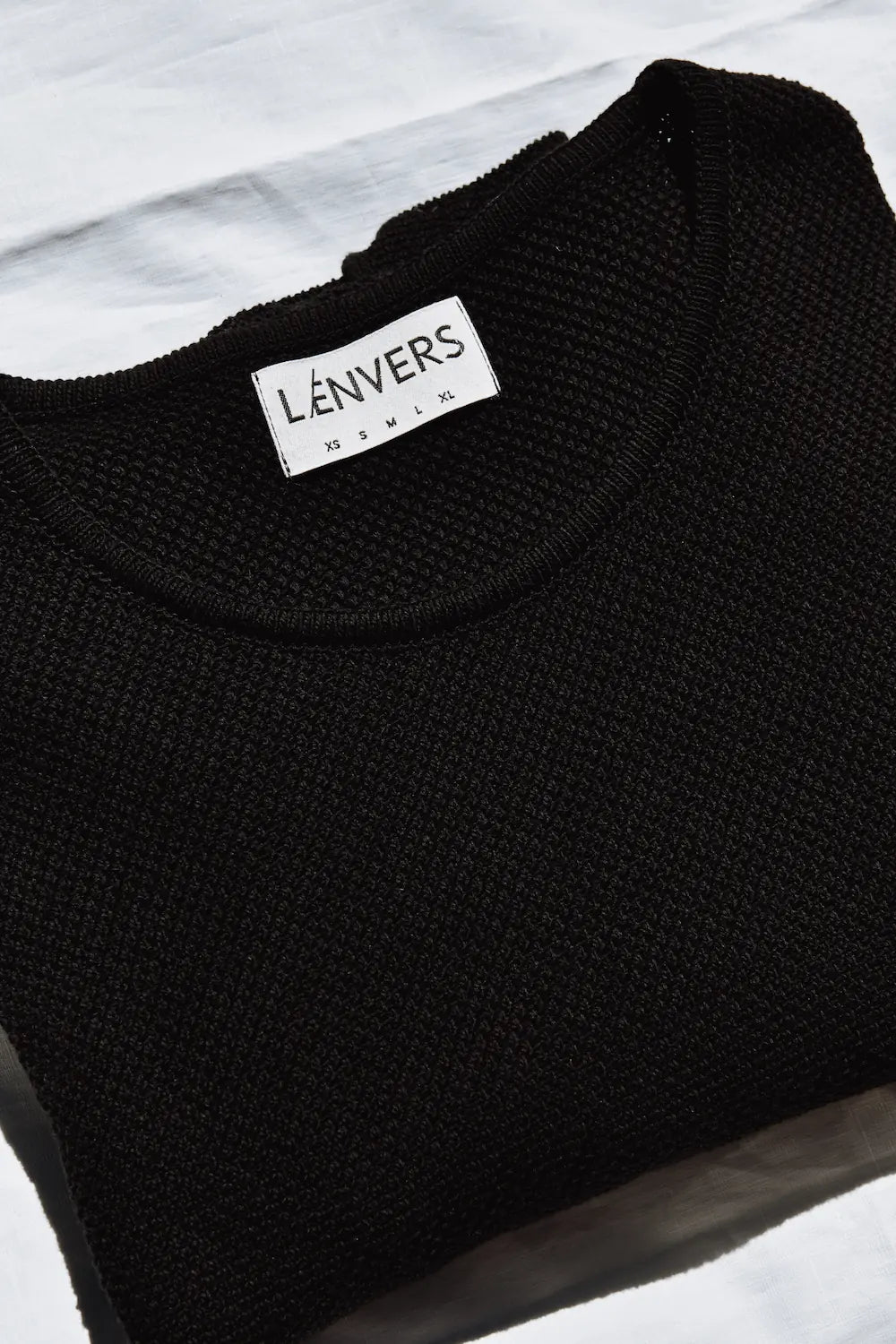 LÉA T-shirt à manches courtes en coton biologique - Noir