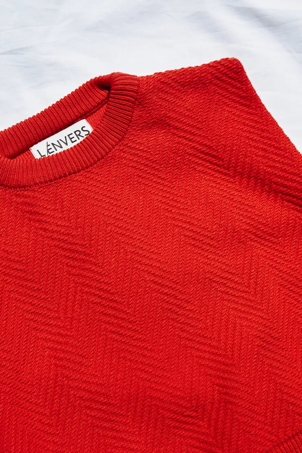 VALENTINE Top sans manches en coton biologique - Rouge