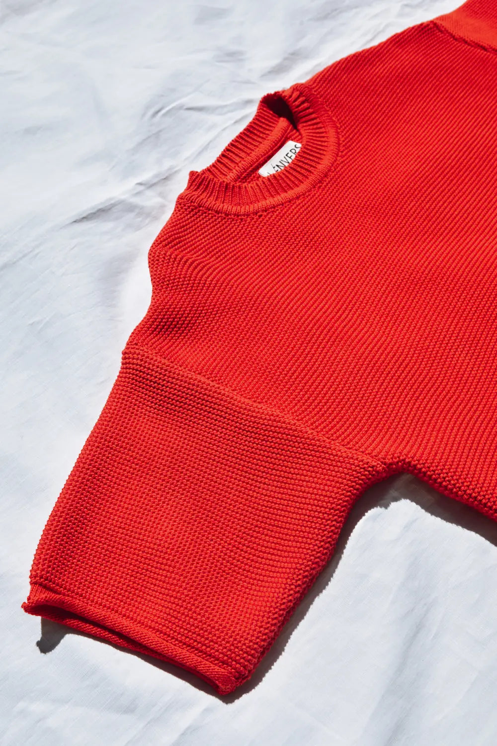 GERALDINE T-shirt oversize en coton bio - Rouge