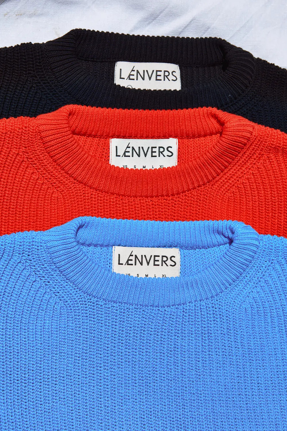 CLEMENTINE Pull à manches chauve-souris en coton biologique - Rouge