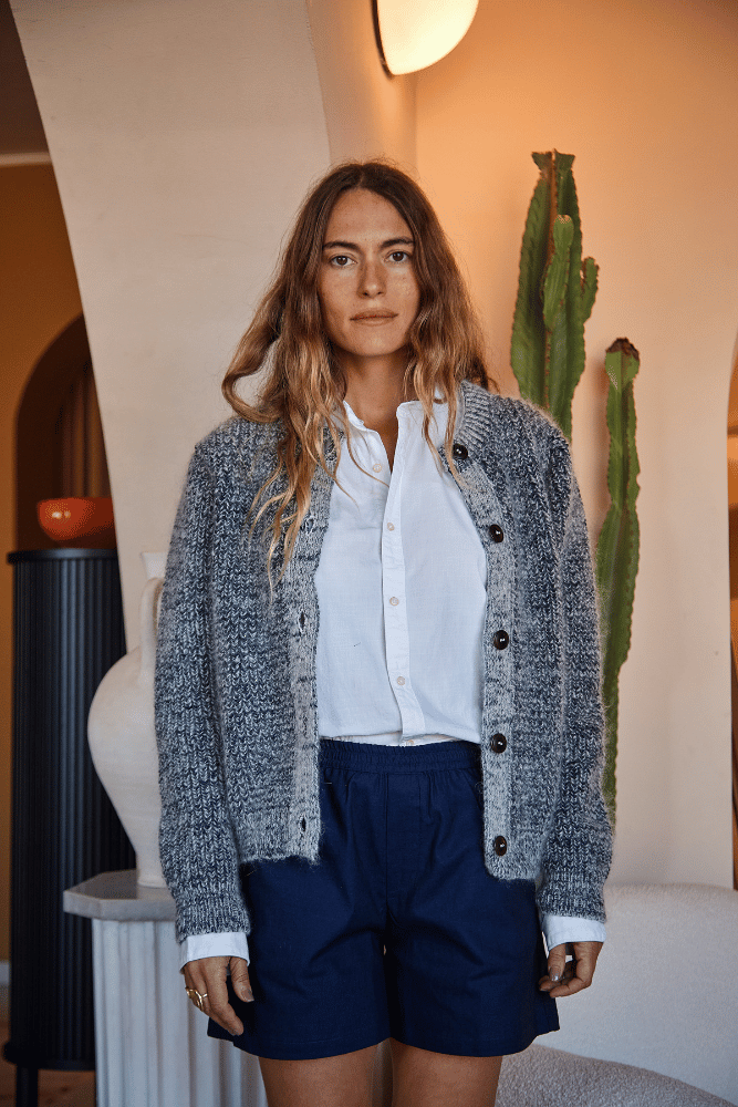 CHARLOTTE Cardigan - Cruelty Free Mohair & Merino Wool - L'Envers