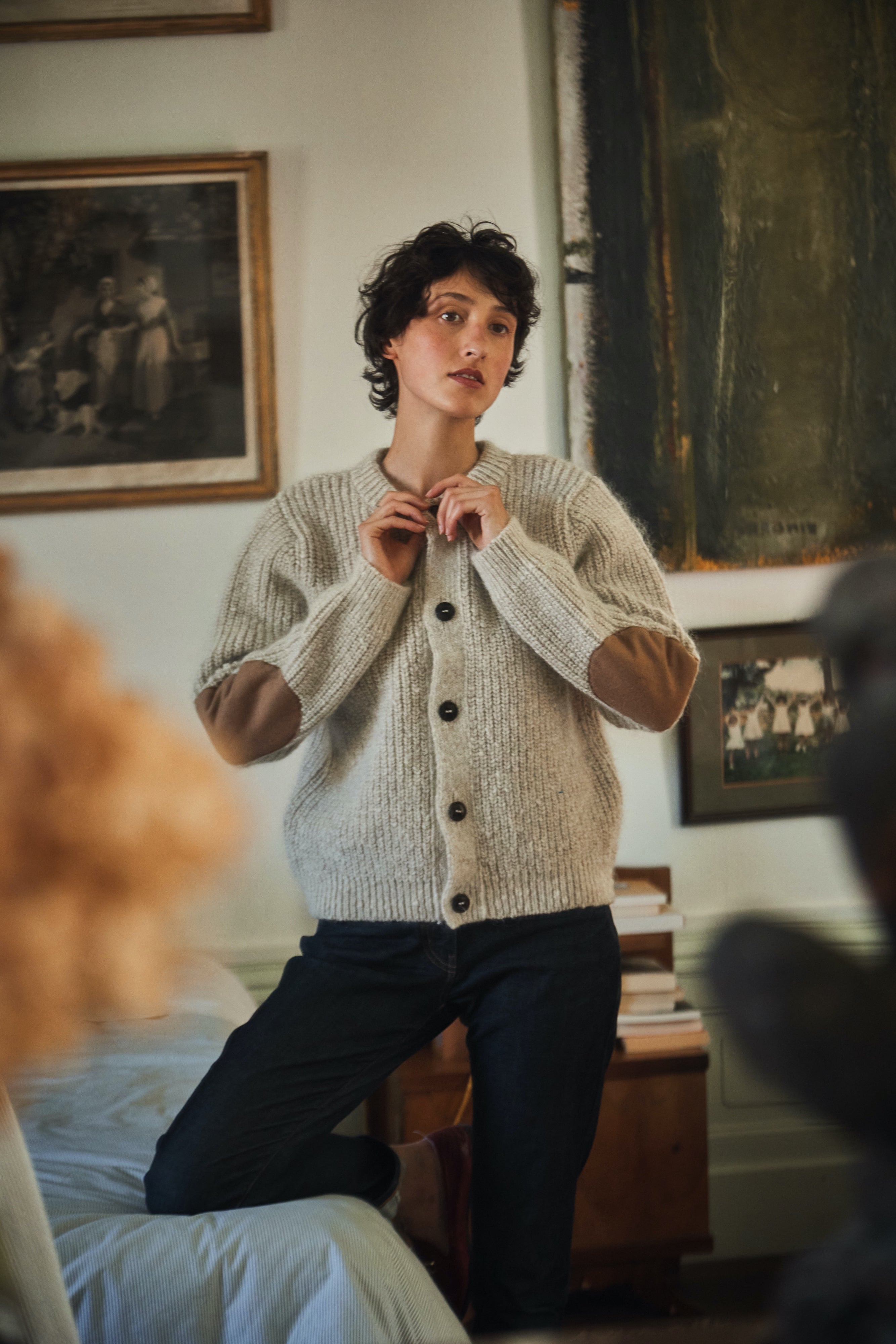 PATCH ELBOW en coton recyclé - Camel