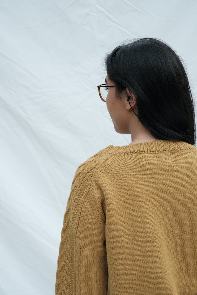 Item #22 JEANNE & SERGE Wool Sweater - Mustard