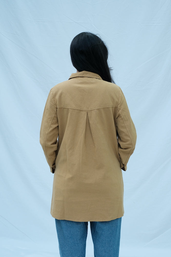 Item #56 - NIKKI Hemp Jacket - Mustard