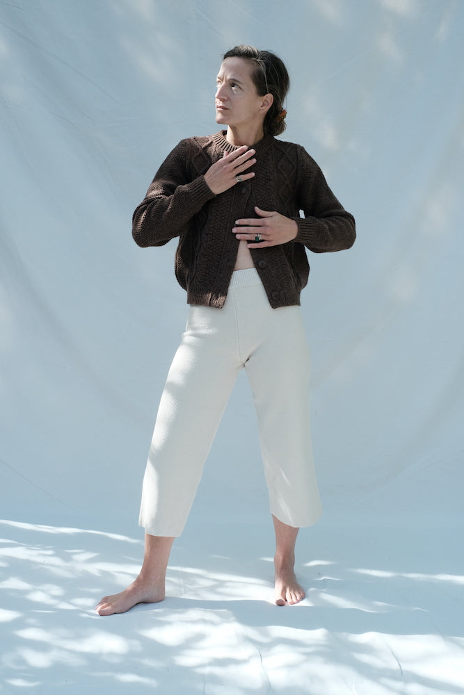 Item #73 - LOUISE Pant in Cotton - Off-White