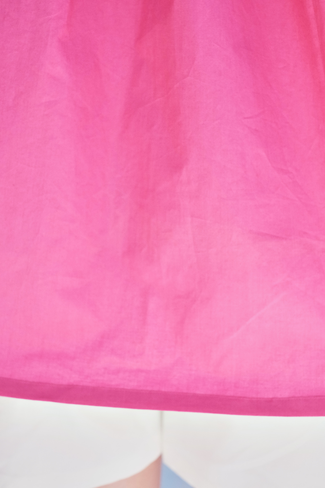 Item #215 - YVONNE Cotton Shirt - Fuchsia