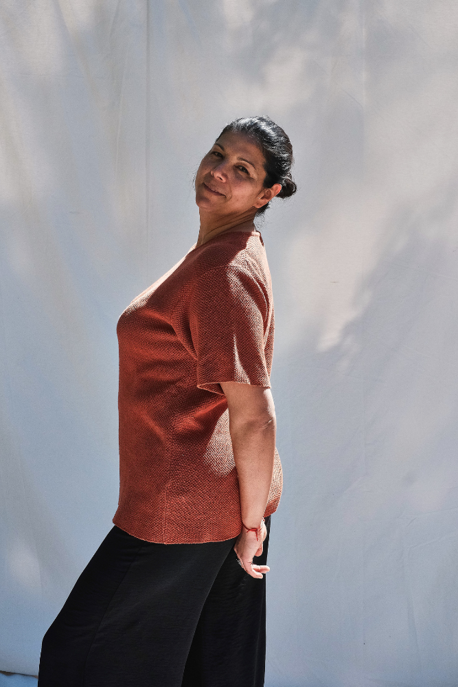 Item #34 LÉA Cotton Tee -Terra