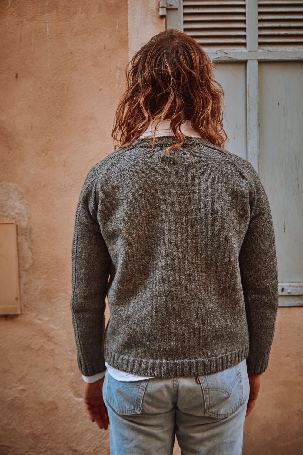 JOSEPH Unisex Irish Sweater in Merino Wool - Ash Grey - sustainable knitwear - l'envers