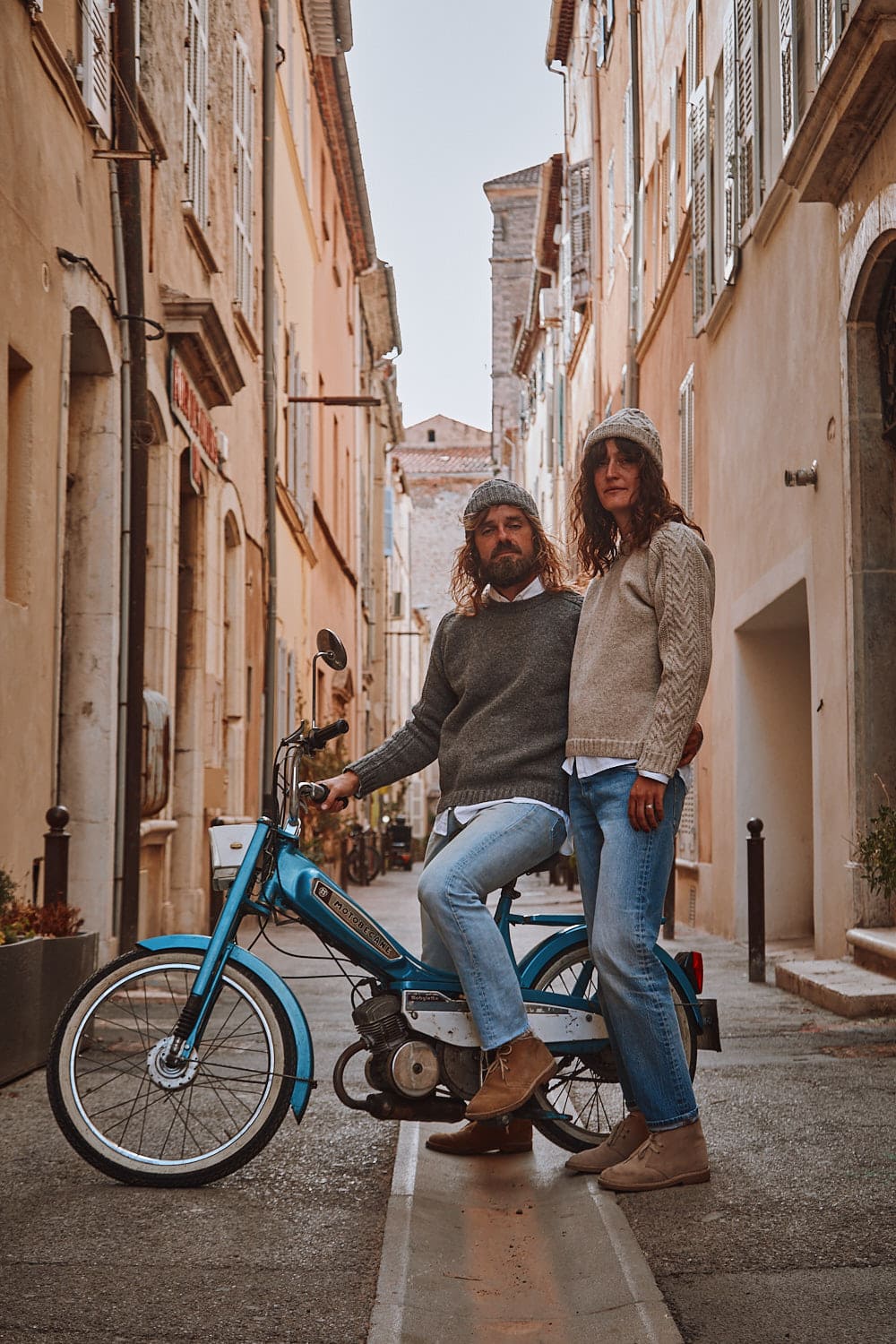 JOSEPH Unisex Irish Sweater in Merino Wool - Ash Grey - sustainable knitwear - l'envers