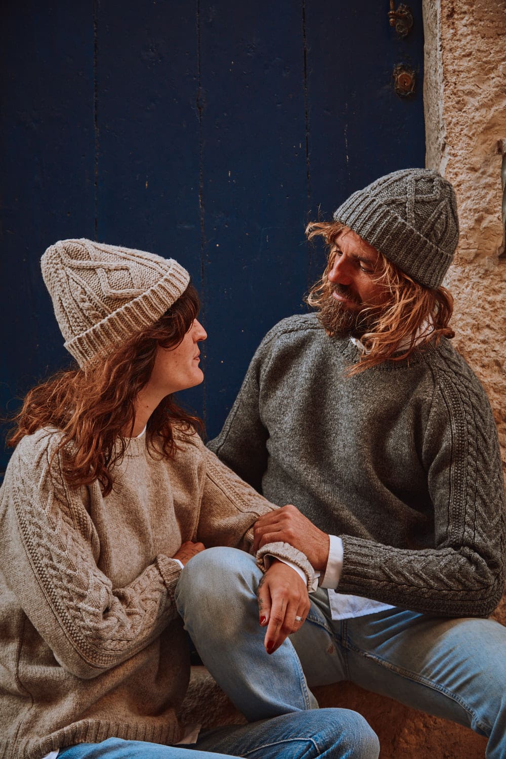 JOSEPH Unisex Irish Sweater in Merino Wool - Ash Grey - sustainable knitwear - l'envers