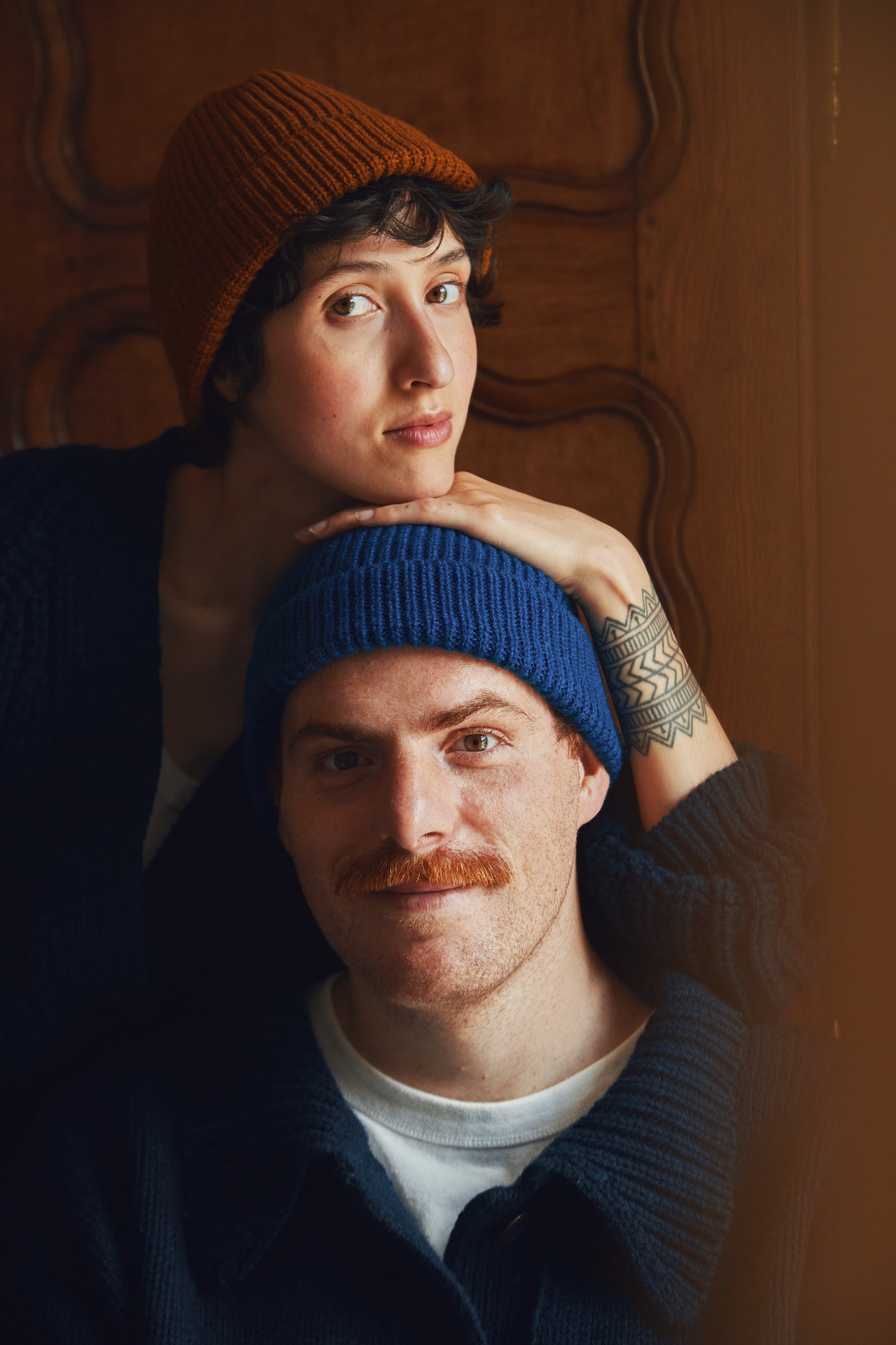 PAUL Beanie in Merino Wool - Amber (Delivered by Xmas)