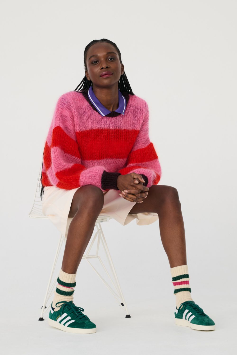 LUCIE Mohair Sweater by Lucas du Tertre x L'Envers - Red-Pink (Delivered by Xmas)