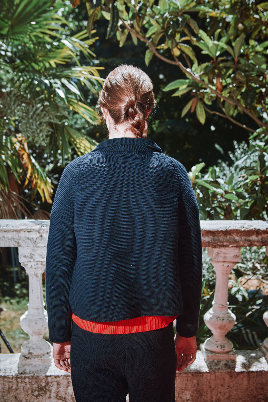 ROSA Summer Jacket in Organic Cotton - Navy