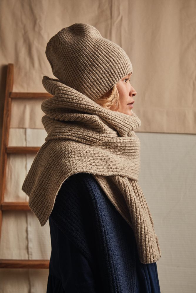 Cashmere Scarf-beige