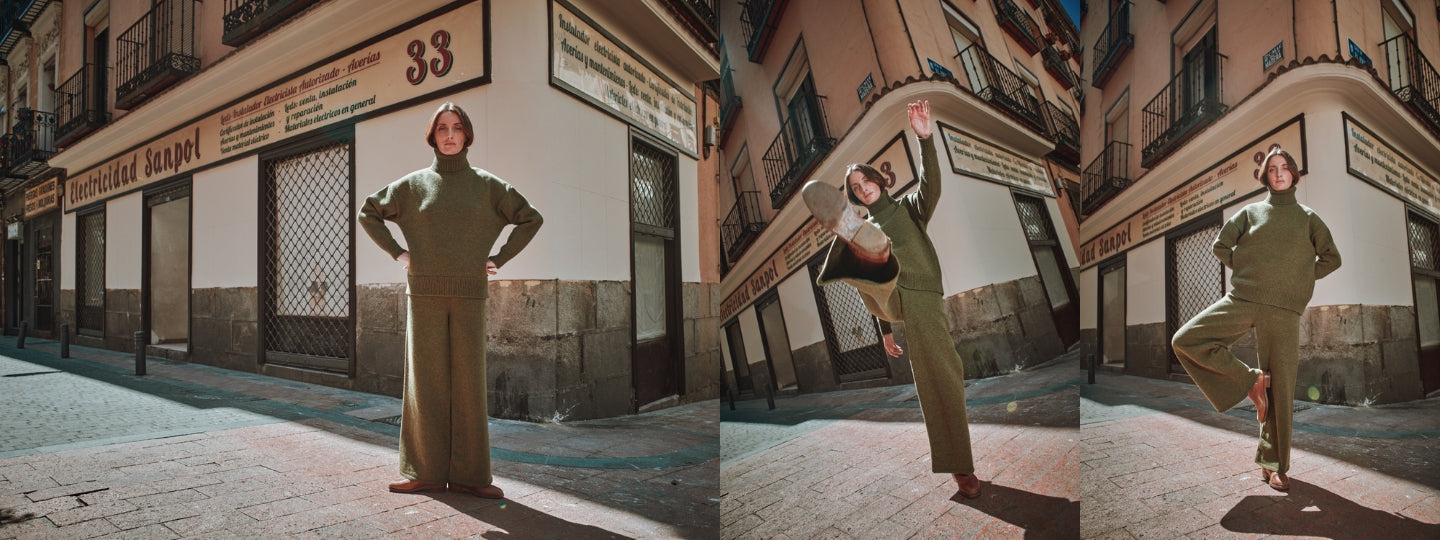 L'Envers - Pantalon LOUISE - 100% coton biologique GOTS - Section pantalon