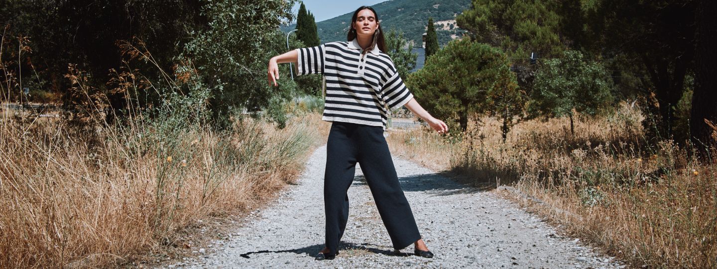 L'Envers - Pantalon LOUISE - 100 % coton biologique GOTS - Section Pantalons