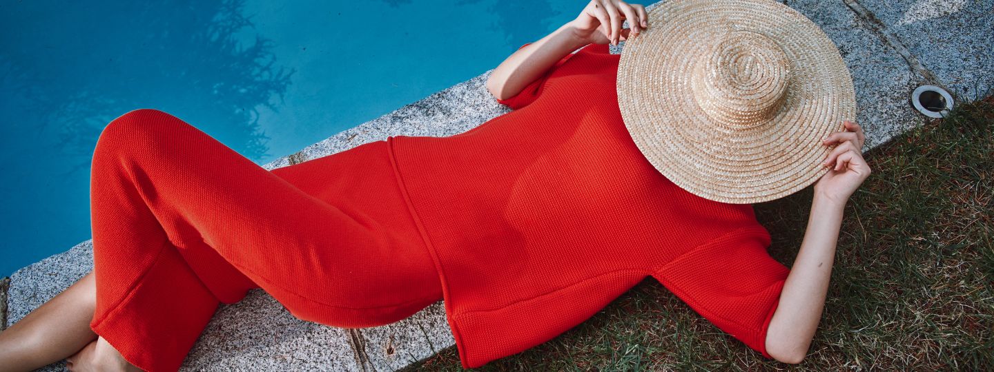 Vêtements et accessoires rouges