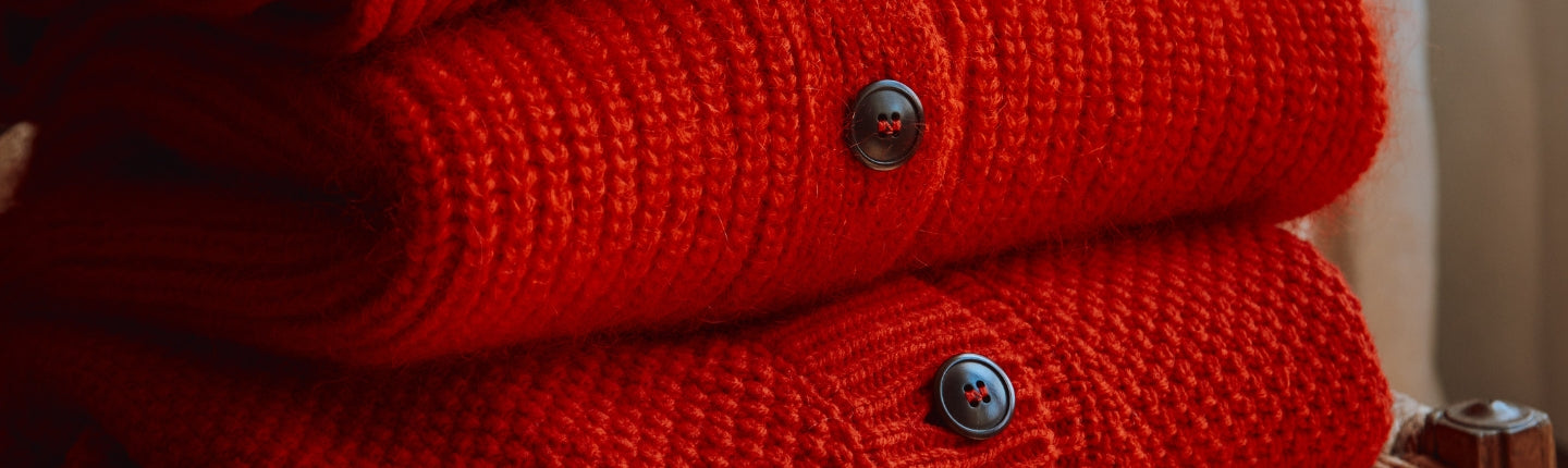 Red knitwear