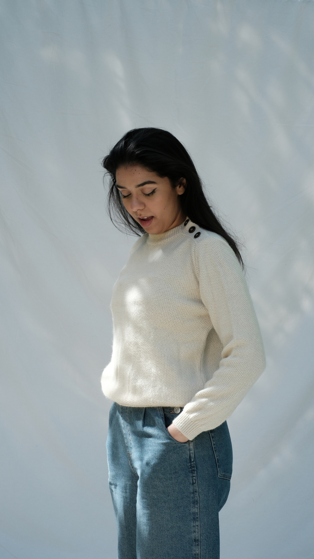 Item #76 - SUSANNE in Alpaca Wool - Off-White