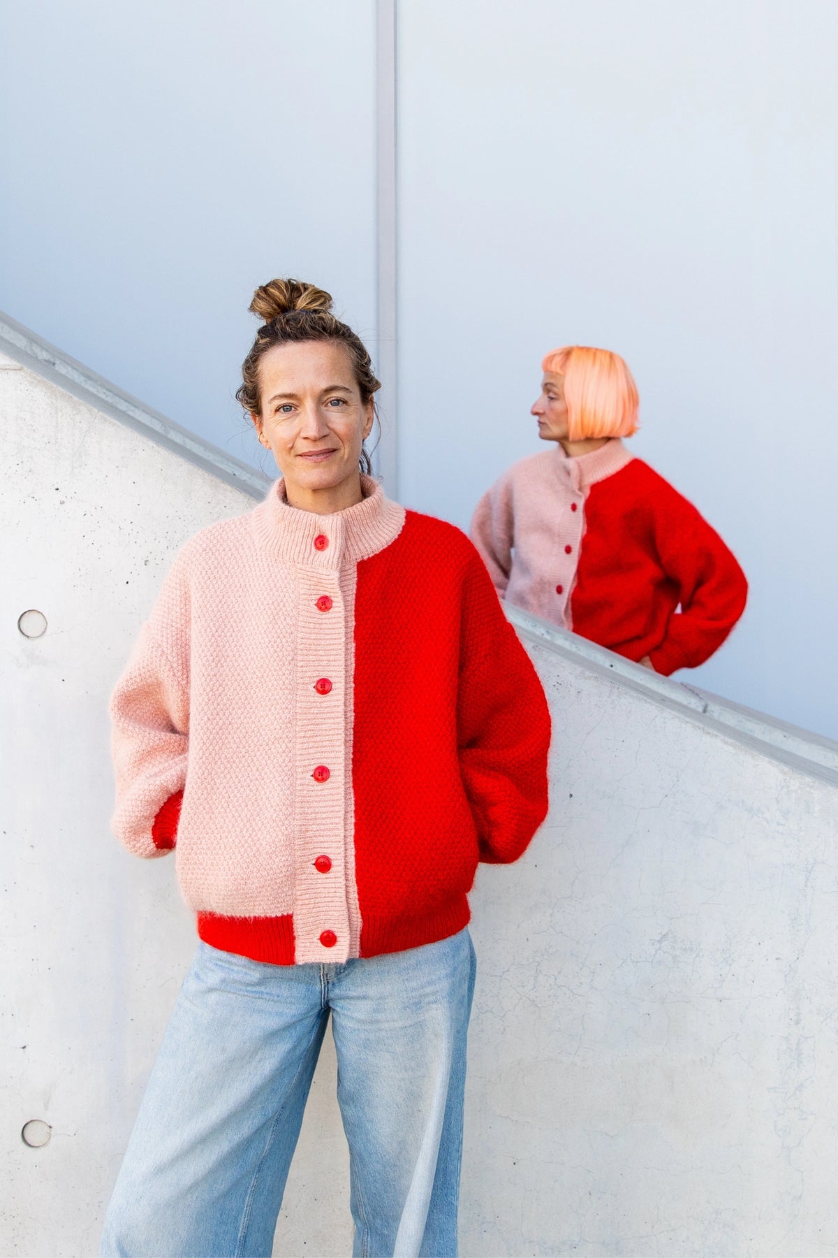 GEORGE Red & Apricot - L'Envers x Frau Gold