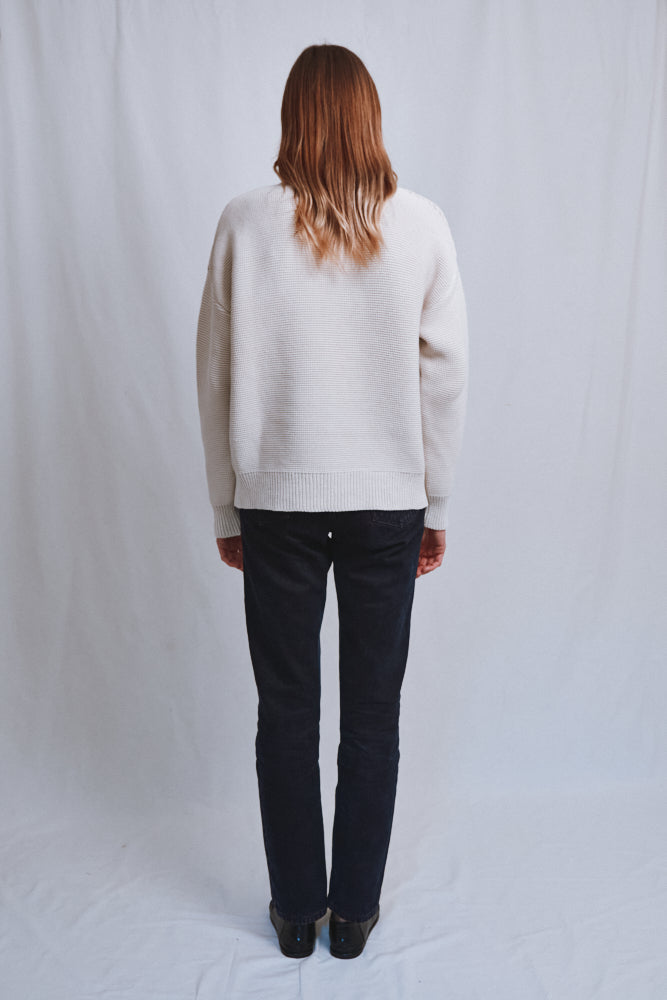 Item #482 - ESTELLE Teddy Jacket in Organic Cotton - Off-White