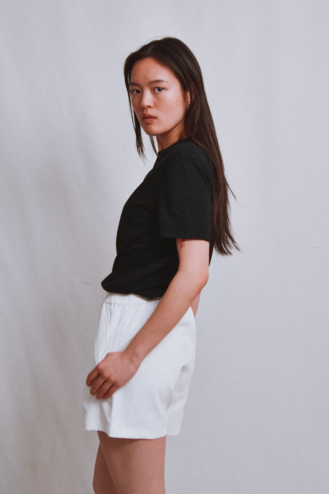 Item #635 - RAYMONDE Linen Shorts - Off-White