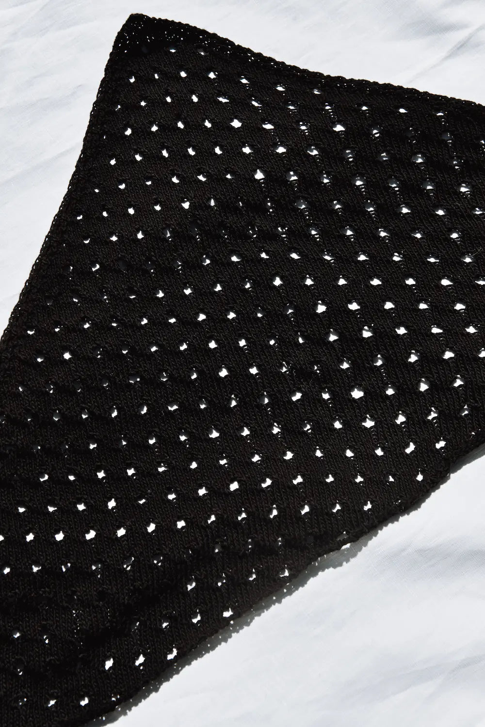 JASMINE Bandana Écharpe en coton bio - Noir