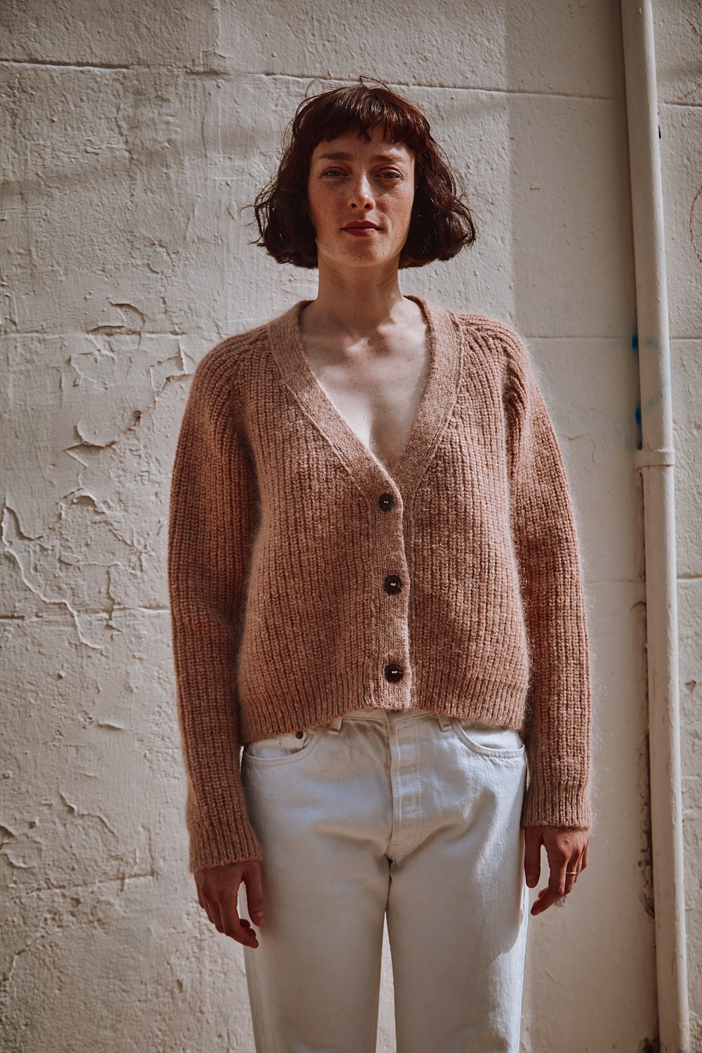 Light Pink Anna Cardigan Sustainable L'Envers
