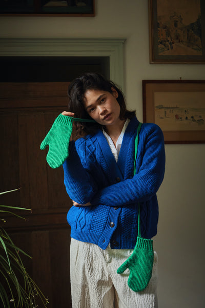 ELENA mittens - 100% Spanish Merino Wool - L'Envers