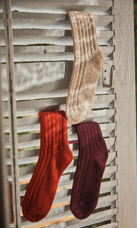 BERTHE Socks - 100% Natural Wool - L'Envers – L'ENVERS