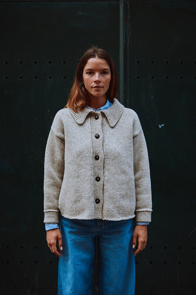 ジャケット・アウター laubeblanc Compact Knit Cashmere Blouson Compact Knit Cashmere Blouson – L'AUBE BLANC