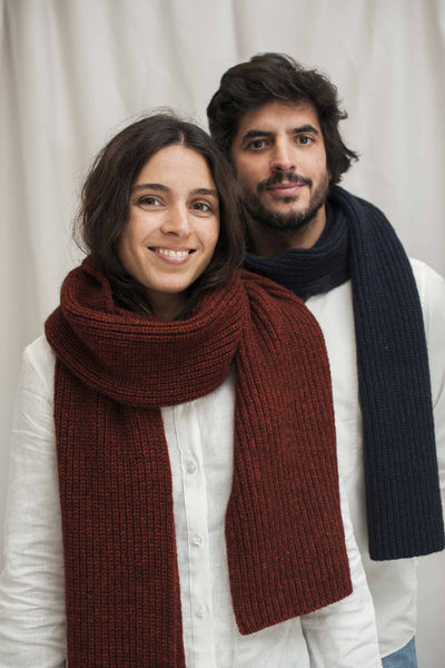 CAMILLE Super Soft Scarf - 100% Cruelty Free Wool - L'Envers