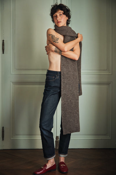 CAMILLE Scarf - 100% Natural Wool - L'Envers