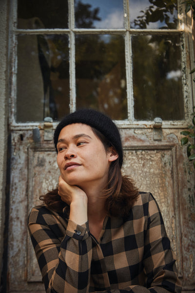Paul Wool Beanie - 100% Spanish Merino Mohair Wool - L'Envers