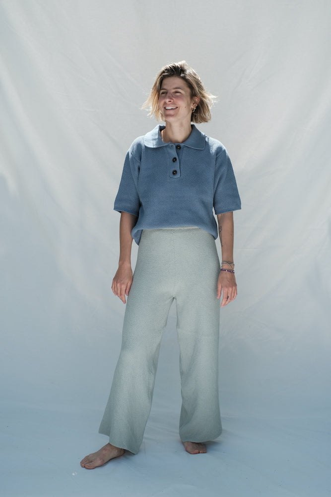 Item #127 - LOUISE Cotton Pants - Sage Green