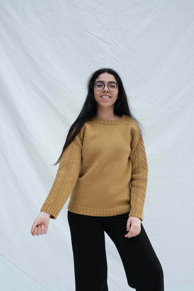 Item #22 JEANNE & SERGE Wool Sweater - Mustard