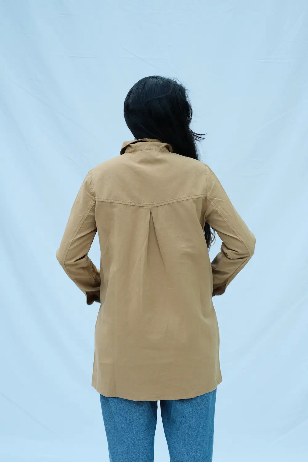 Item #56 - NIKI Hemp Jacket - Mustard