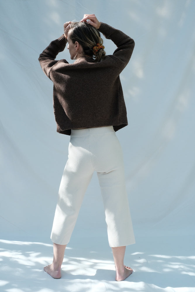 Item #73 - LOUISE Pant in Cotton - Off-White