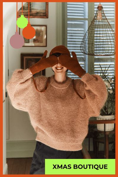 ELENA mittens - 100% Spanish Merino Wool - L'Envers